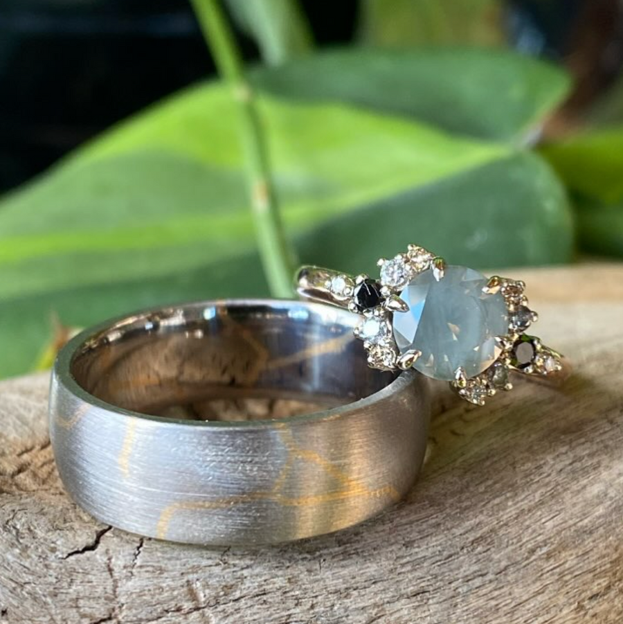 Custom wedding bands piece by Balefire