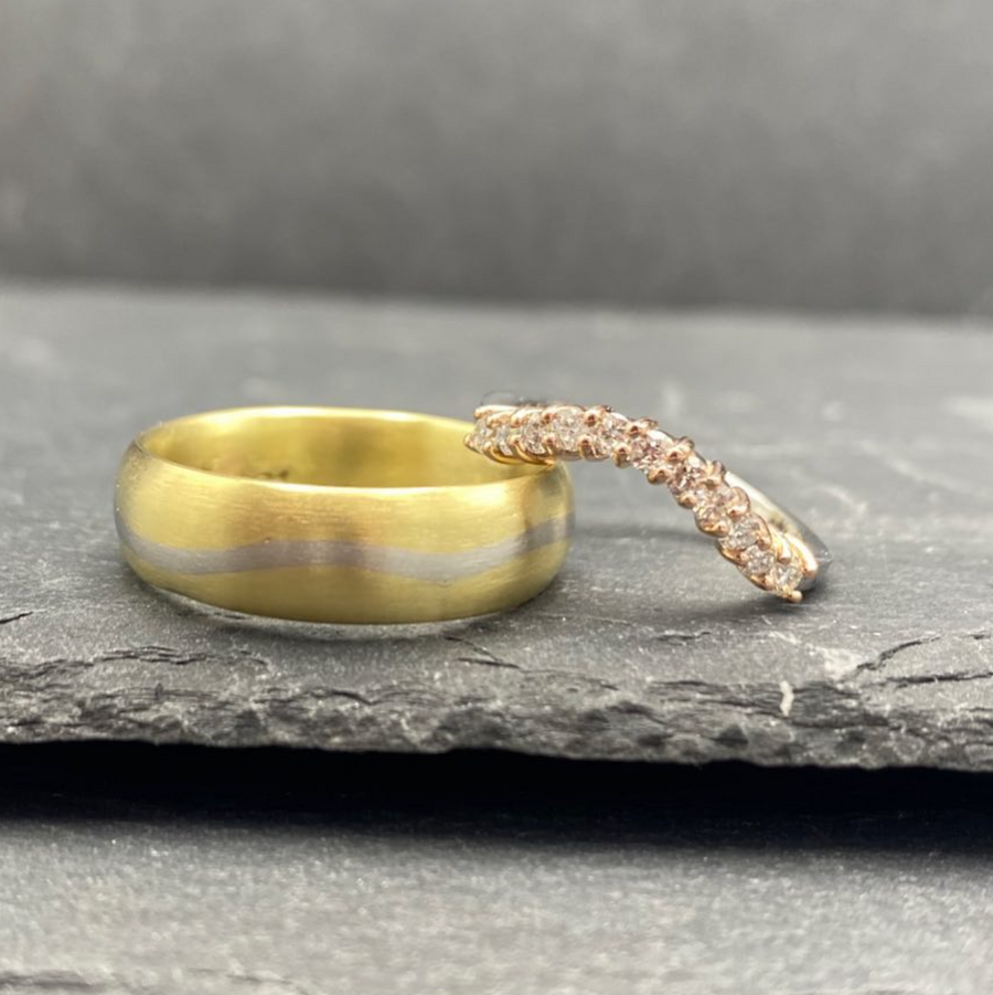 Custom wedding bands piece by Balefire