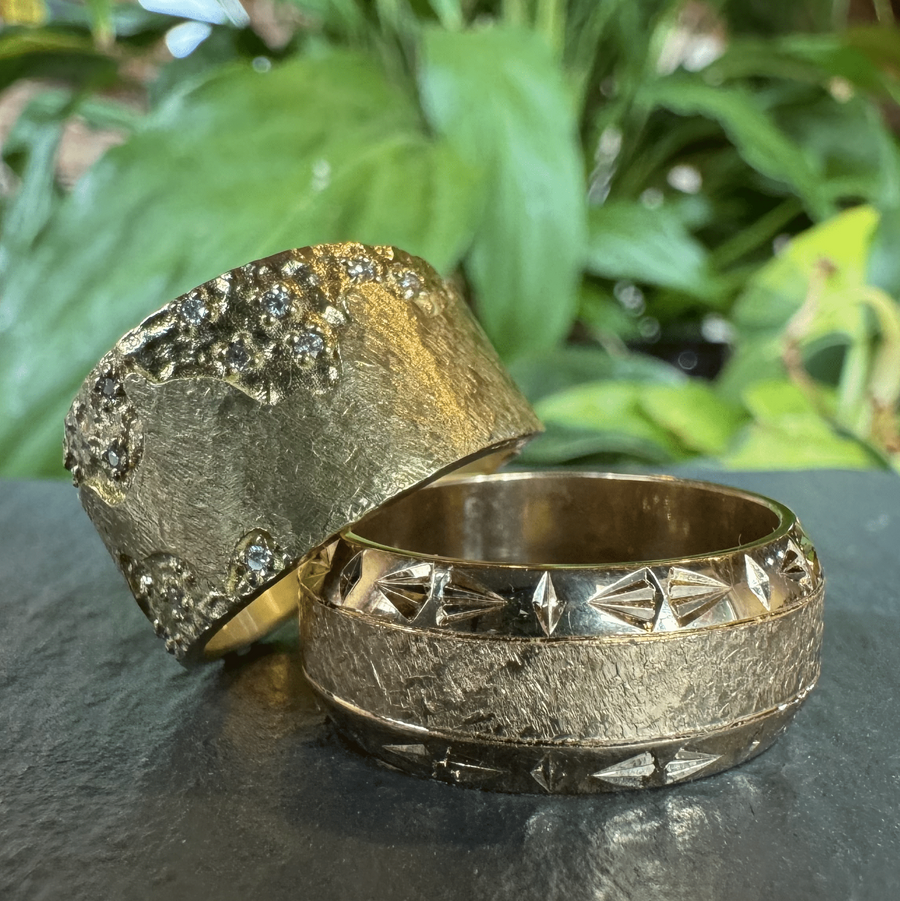 Custom wedding bands piece by Balefire