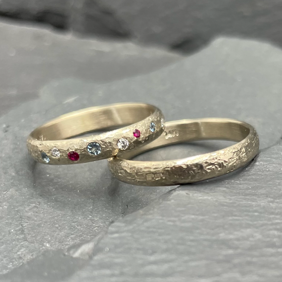 Custom wedding bands piece by Balefire