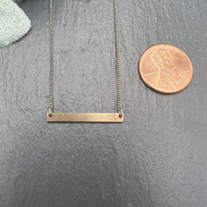 Medium Bar Necklace