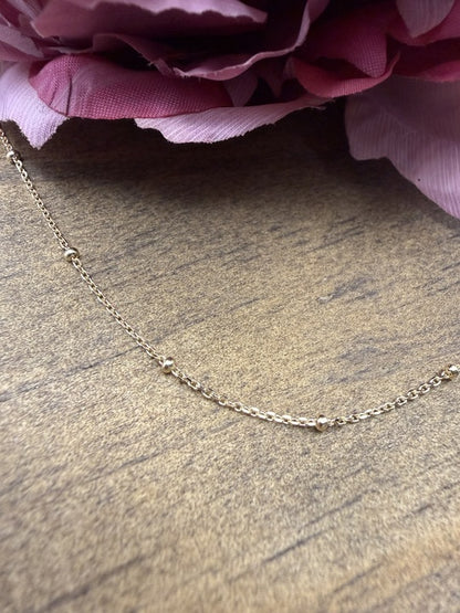 Satellite Bead Cable Chain