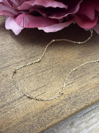 Satellite Bead Cable Chain