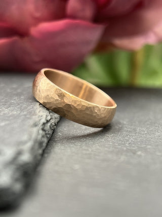 Mini Ball Peen Hammered Band