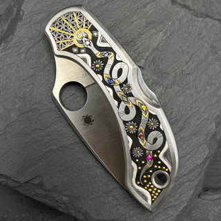 Kundalini Rising Engraved Knife