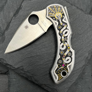 Kundalini Rising Engraved Knife