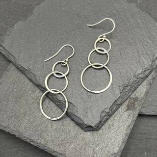 Three Circle Drop Earring