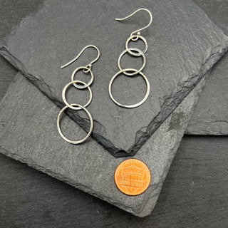 Three Circle Drop Earring