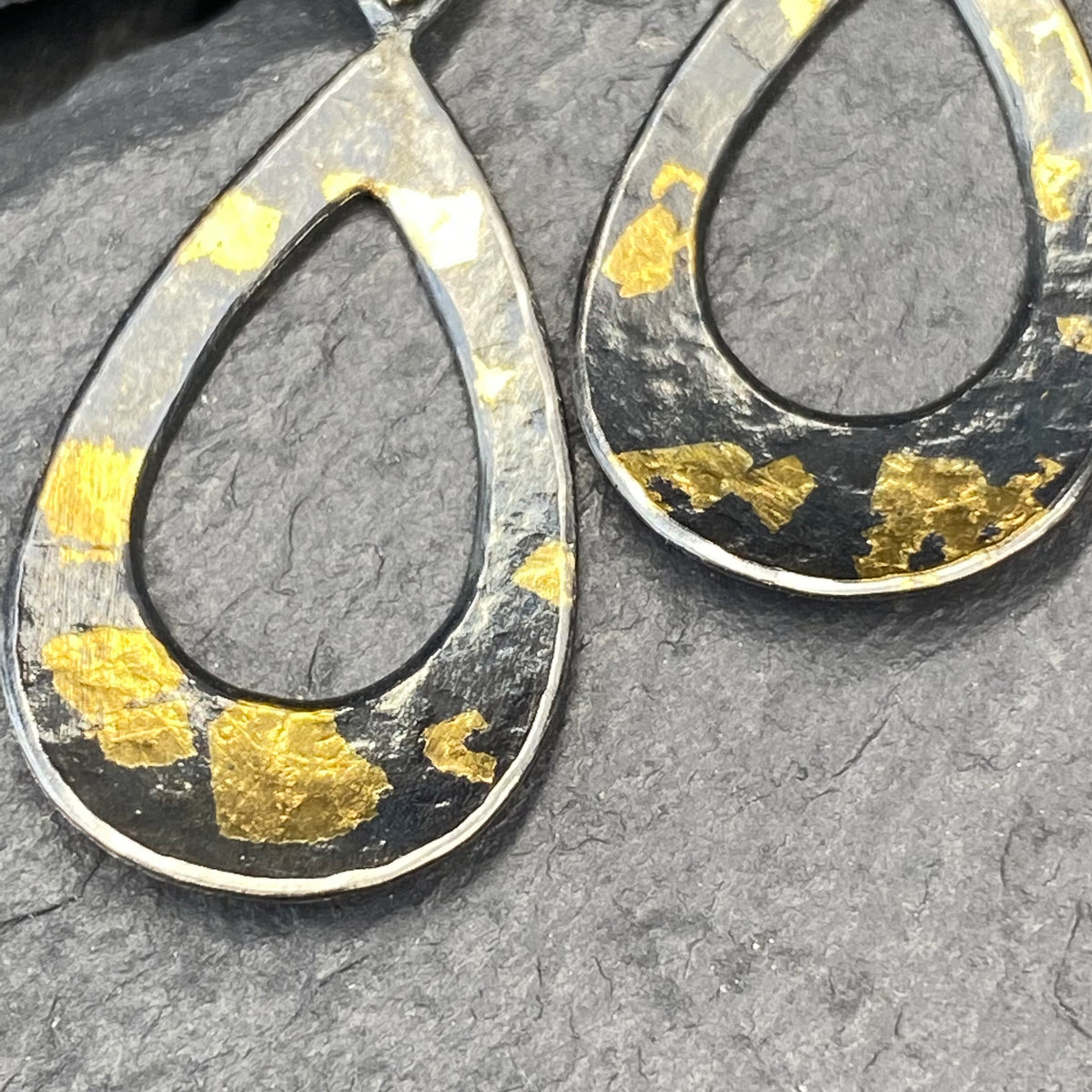Teardrop Botanical Earrings