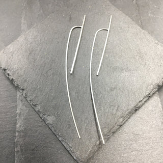 Bar Slide Earrings - XL - SS