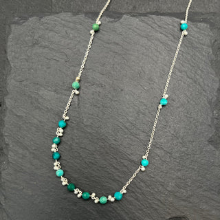 Little Rondelle Necklace - Turquoise