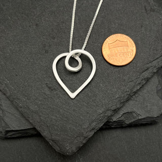 Abstract Heart Pendant