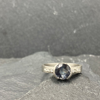 Stormy Sapphire Ring