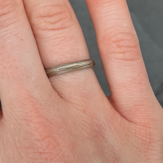 Bristlecone Ring in White Gold