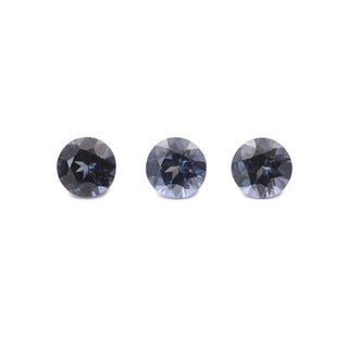 SPIN115A-C - Deep Blue and Purple Round Spinels