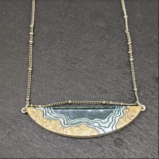 Longshore Necklace resin jewelry