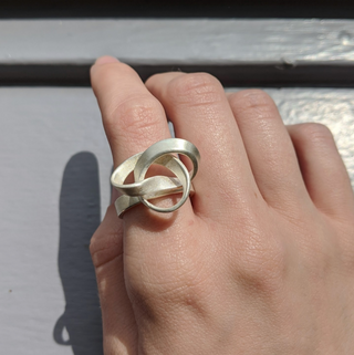 Squiggle Band Ring