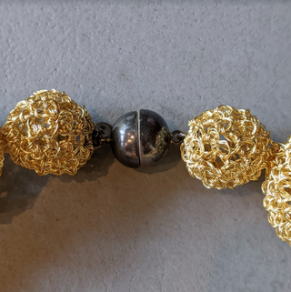 Multiple Woven Sphere Necklace