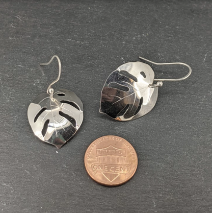 Monstera Leaf Earrings