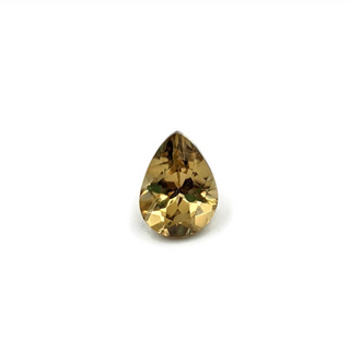 Yellow pear shaped zircon