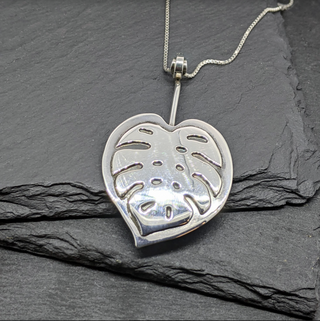 Monstera Leaf Pendant