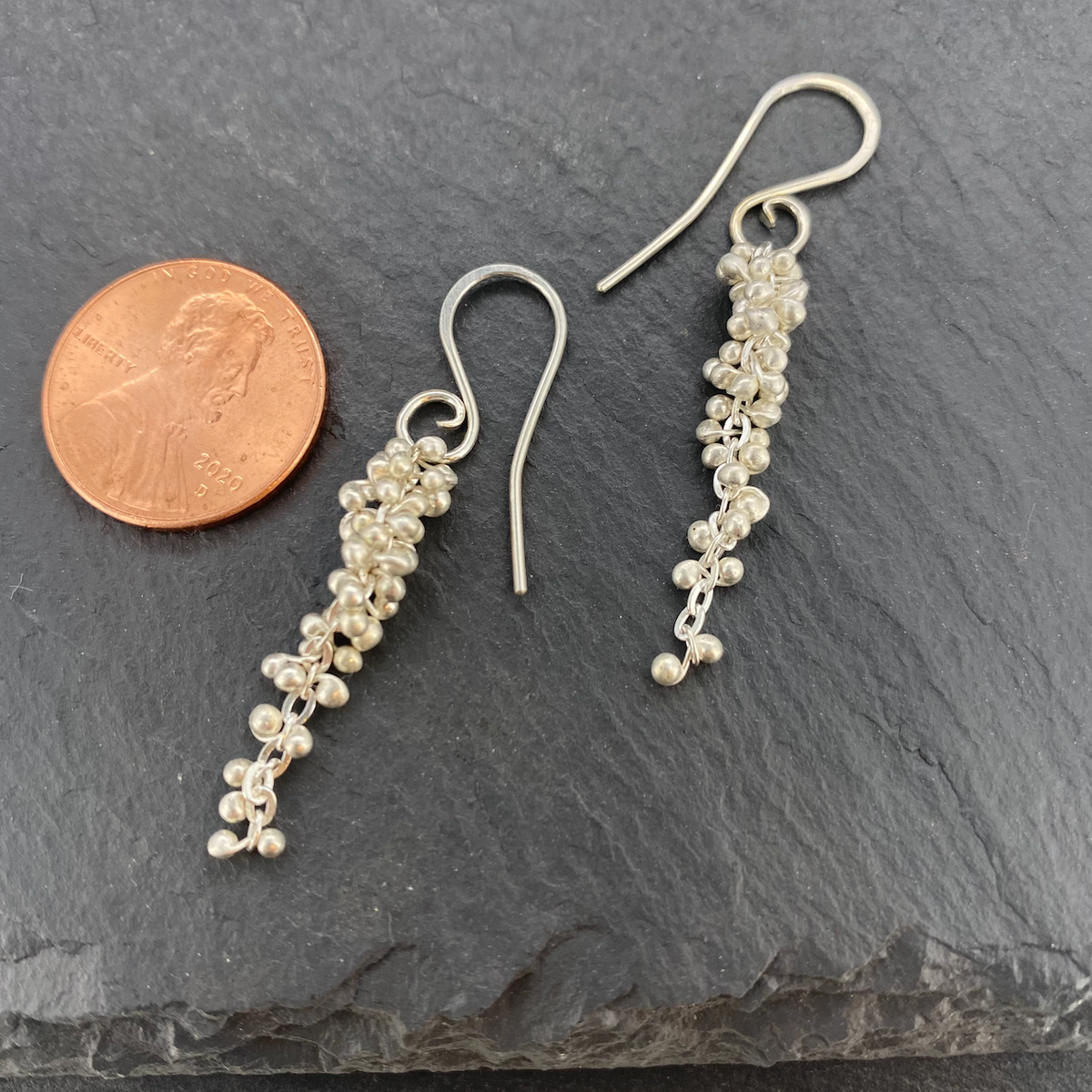 Wisteria Caviar Earrings - M - SS