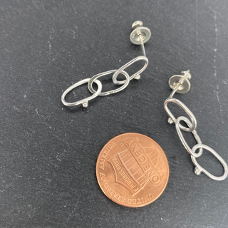 Chain Link Earrings - SS