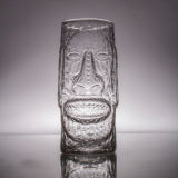 MOAI Glass Tiki Mug